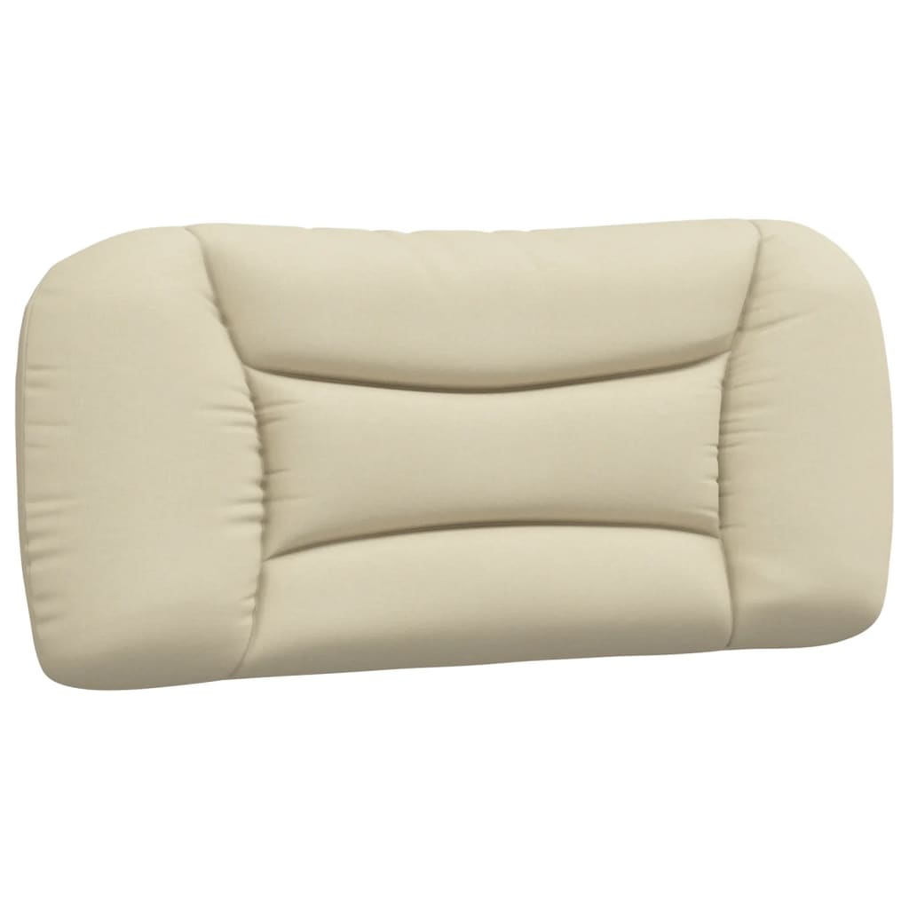 Letto con Materasso Hvar Crema 90x190 cm in Tessuto