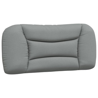 Letto con Materasso Hvar Grigio Chiaro 90x200 cm in Tessuto