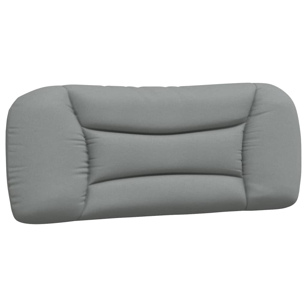 Letto con Materasso Hvar Grigio Chiaro 100x200 cm in Tessuto
