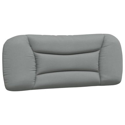 Letto con Materasso Hvar Grigio Chiaro 100x200 cm in Tessuto