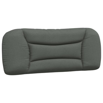 Letto con Materasso Hvar Grigio Scuro 100x200 cm in Tessuto