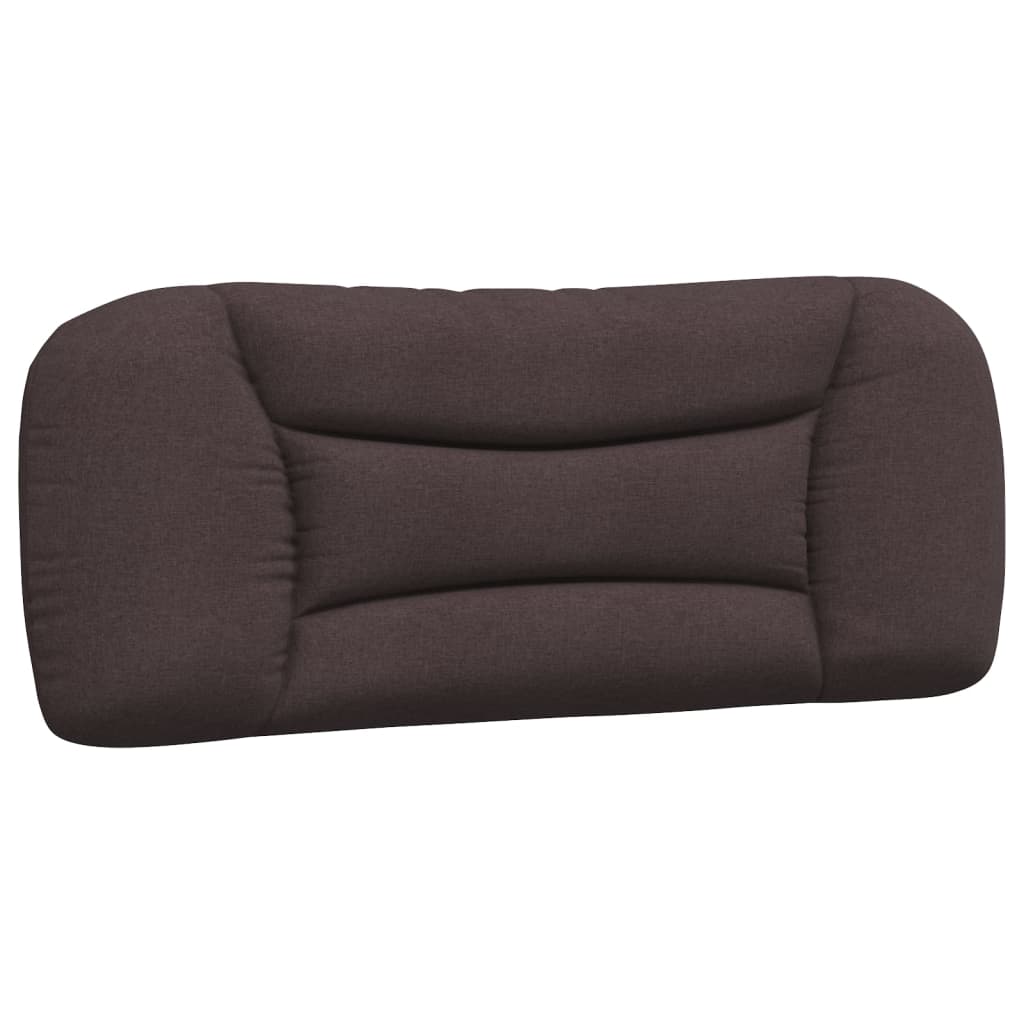 Letto con Materasso Hvar Marrone Scuro 100x200 cm in Tessuto