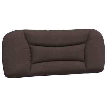 Letto con Materasso Hvar Marrone Scuro 100x200 cm in Tessuto