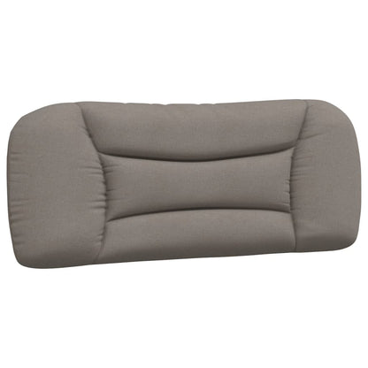 Letto con Materasso Hvar Tortora 100x200 cm in Tessuto