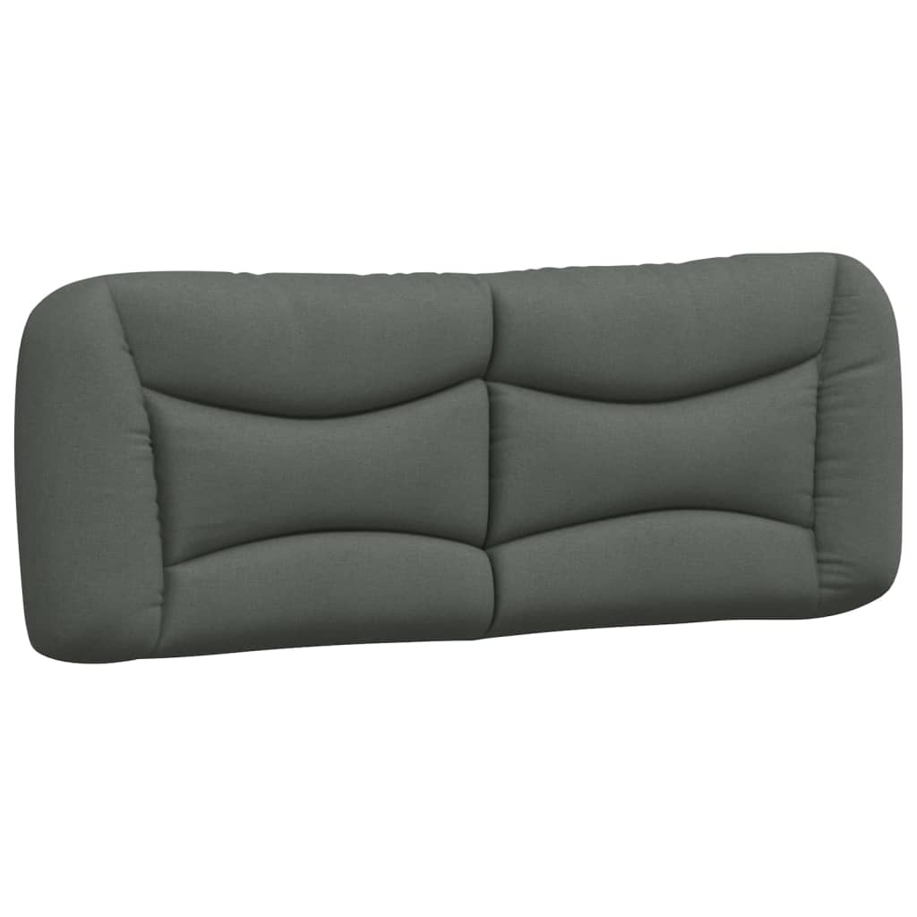 Letto con Materasso Hvar Grigio Scuro 120x200 cm Tessuto