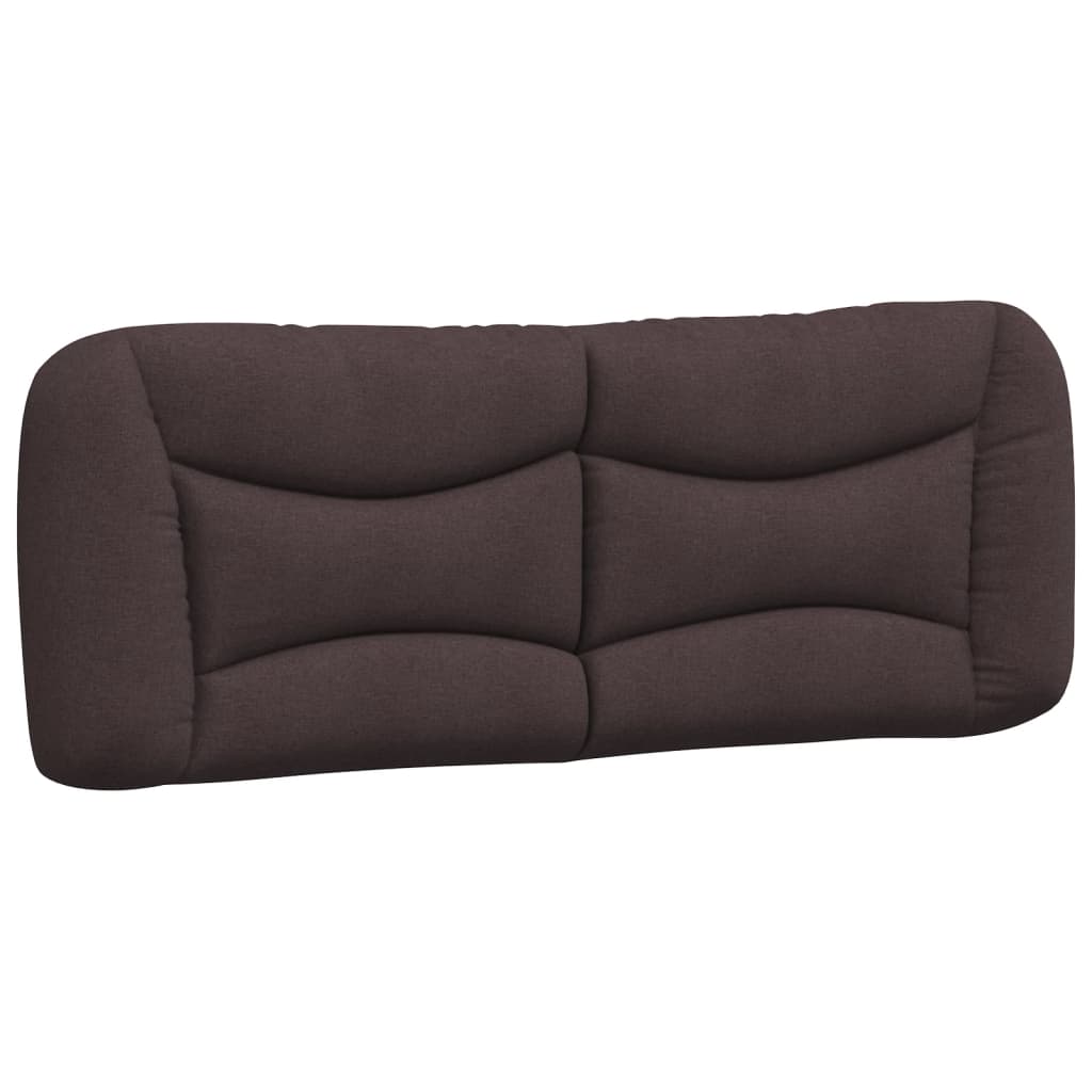 Letto con Materasso Hvar Marrone Scuro 120x200cm Tessuto