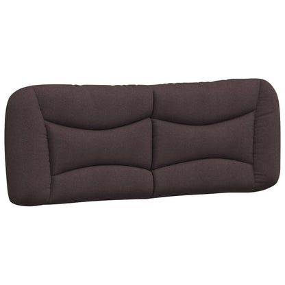Letto con Materasso Hvar Marrone Scuro 120x200cm Tessuto