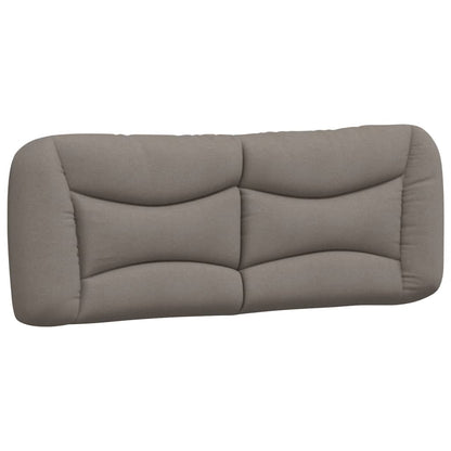 Letto con Materasso Hvar Tortora 120x200 cm in Tessuto