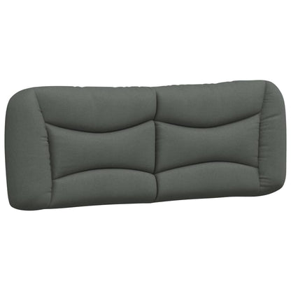 Letto con Materasso Hvar Grigio Scuro 140x190 cm Tessuto