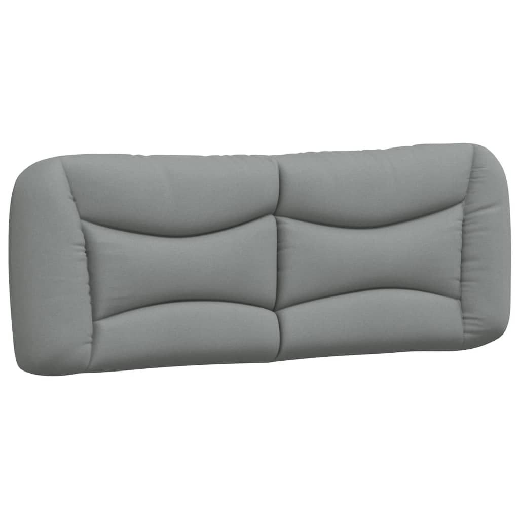 Letto con Materasso Hvar Grigio Chiaro 140x200cm Tessuto