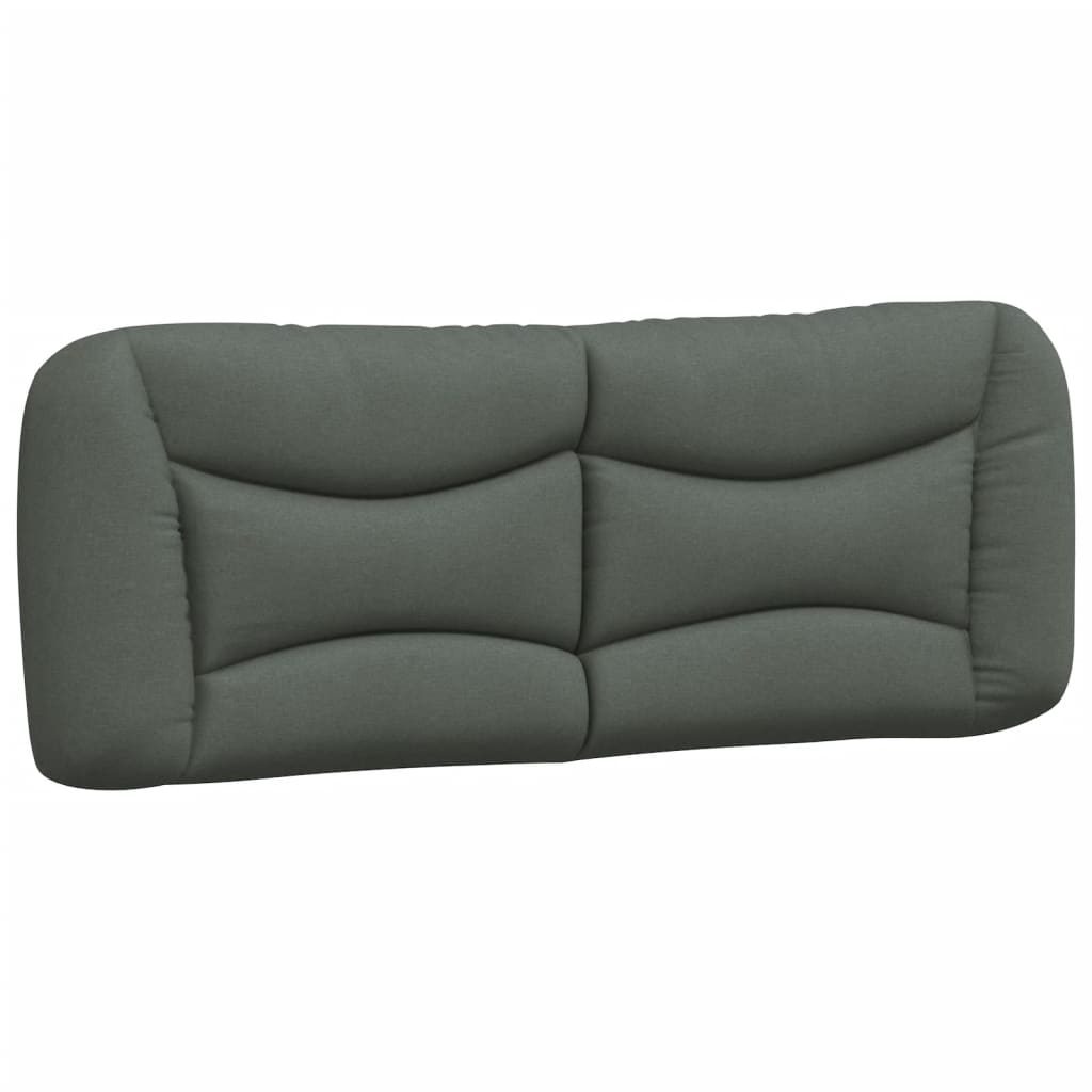 Letto con Materasso Hvar Grigio Scuro 140x200cm Tessuto