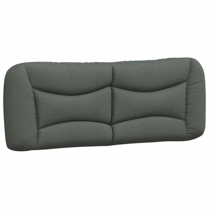 Letto con Materasso Hvar Grigio Scuro 140x200cm Tessuto