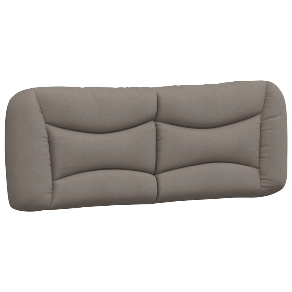 Letto con Materasso Hvar Tortora 140x200 cm in Tessuto