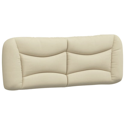 Letto con Materasso Hvar Crema 140x200 cm in Tessuto