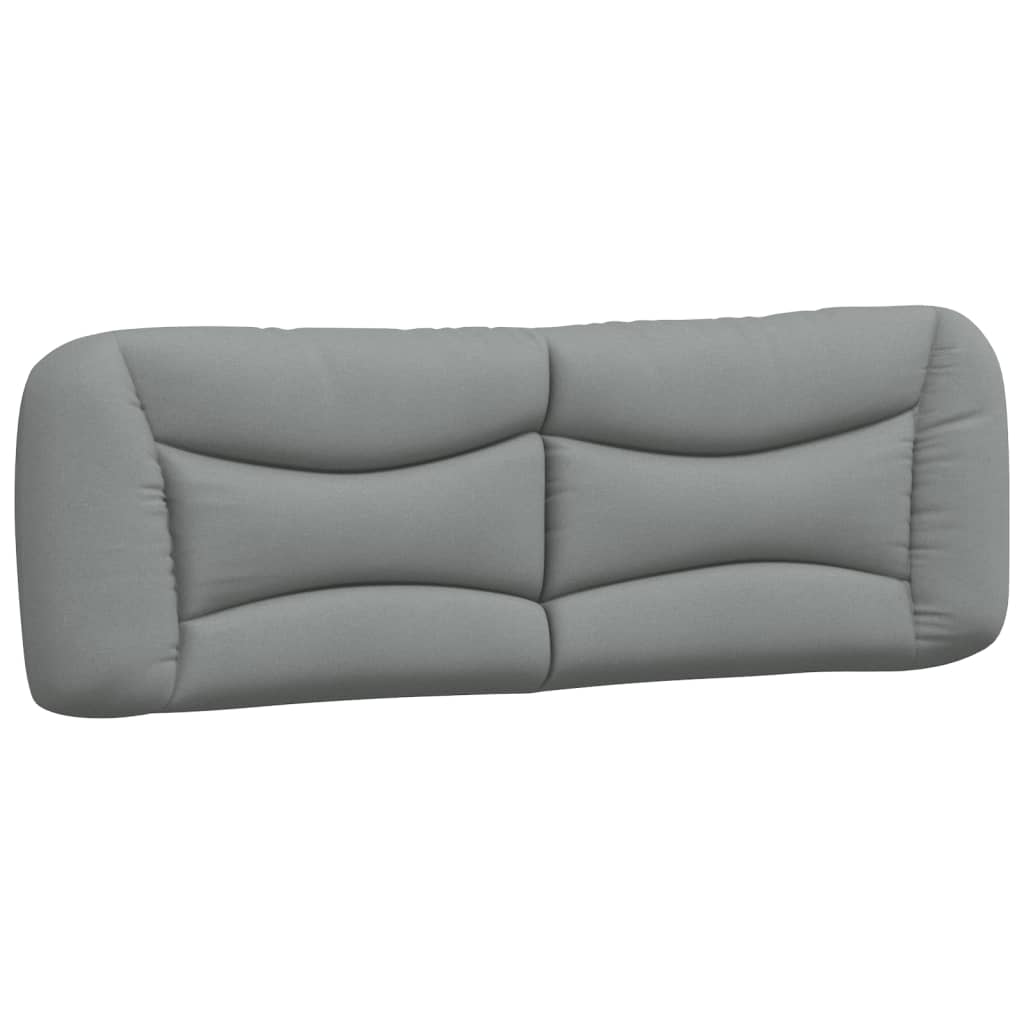 Letto con Materasso Hvar Grigio Chiaro160x200 cm Tessuto