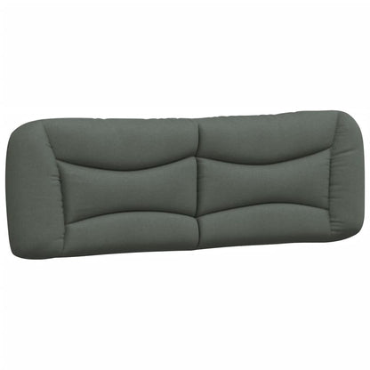 Letto con Materasso Hvar Grigio Scuro 160x200 cm Tessuto