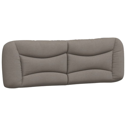 Letto con Materasso Hvar Tortora 160x200 cm in Tessuto