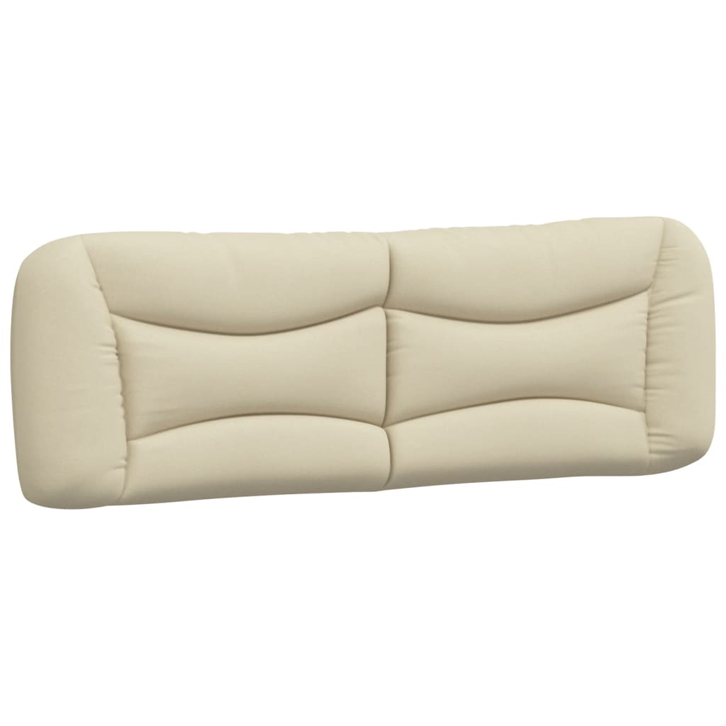 Letto con Materasso Hvar Crema 160x200 cm in Tessuto