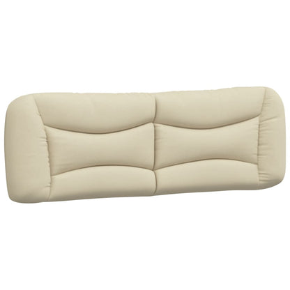 Letto con Materasso Hvar Crema 160x200 cm in Tessuto