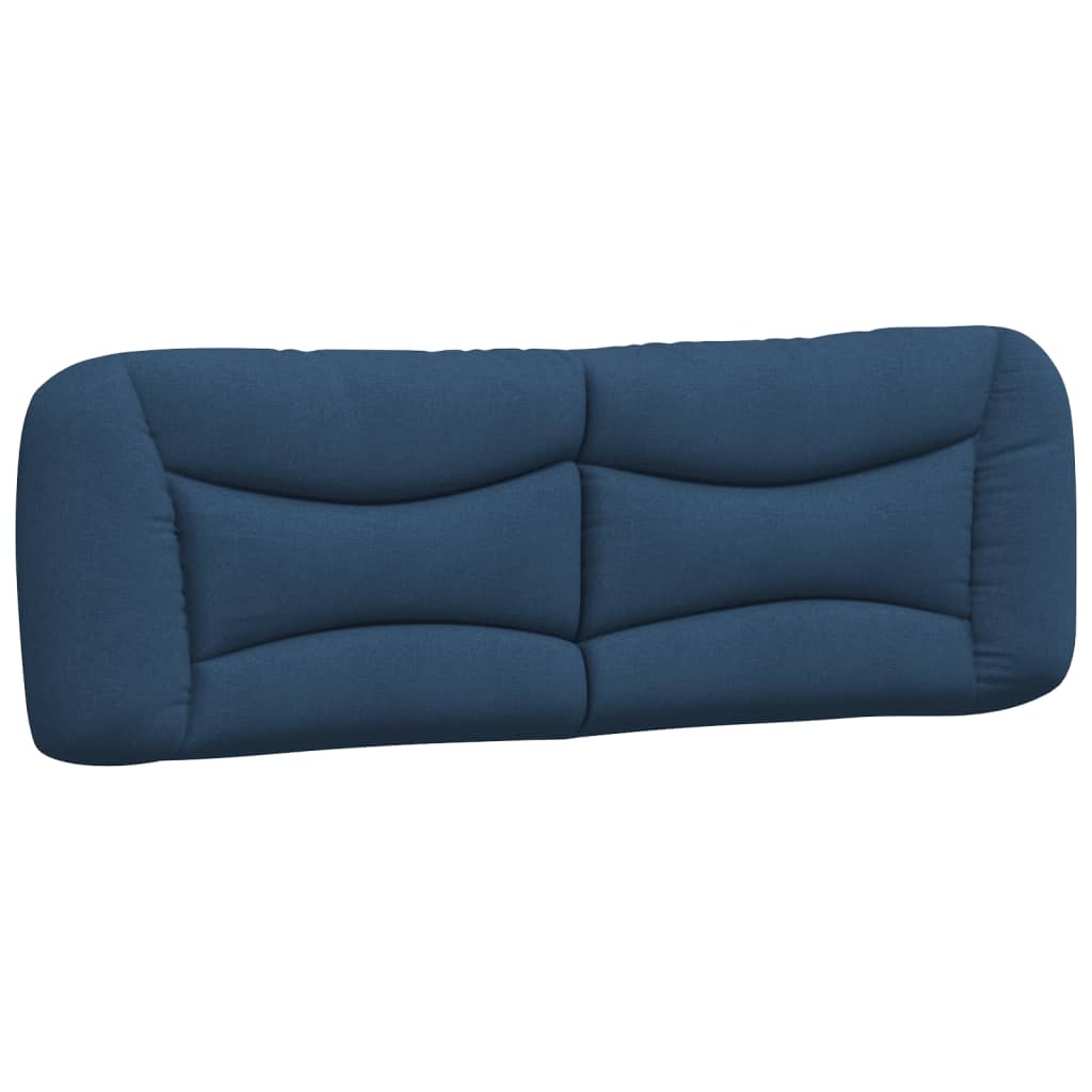 Letto con Materasso Hvar Blu 160x200 cm in Tessuto