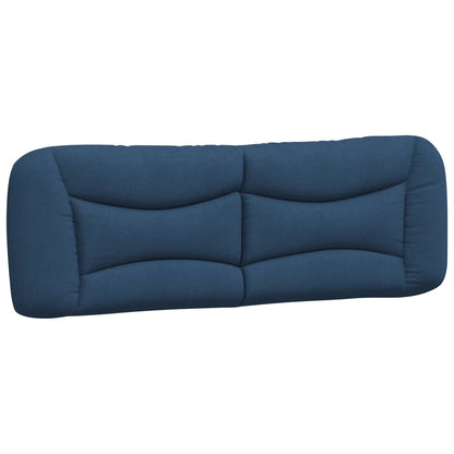Letto con Materasso Hvar Blu 160x200 cm in Tessuto