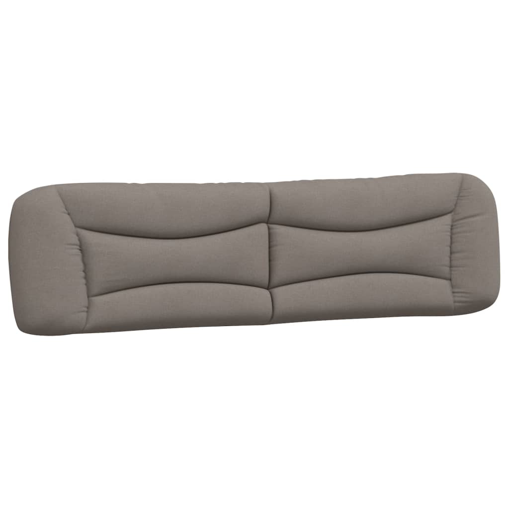 Letto con Materasso Hvar Tortora 200x200 cm in Tessuto