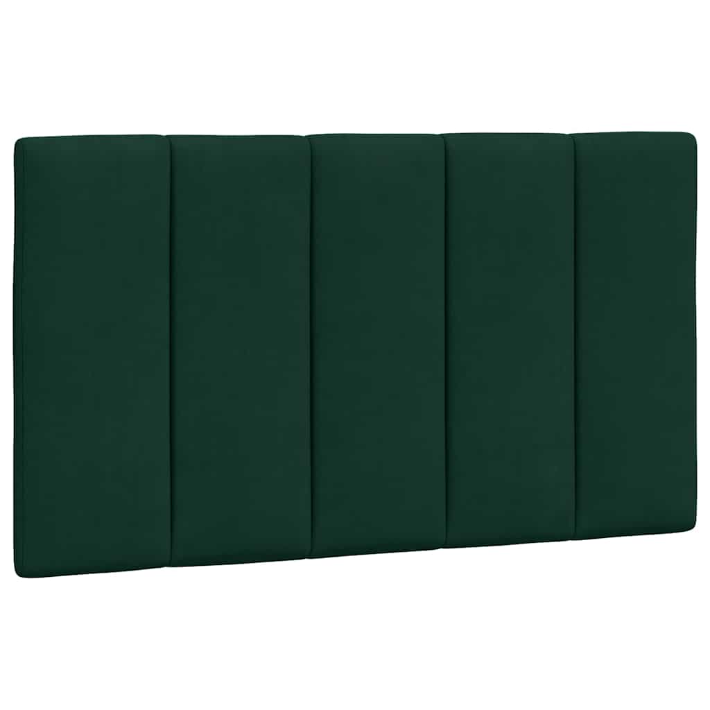Letto con Materasso Hanko Verde Scuro 90x190 cm in Velluto