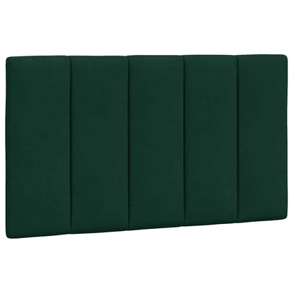 Letto con Materasso Hanko Verde Scuro 90x190 cm in Velluto
