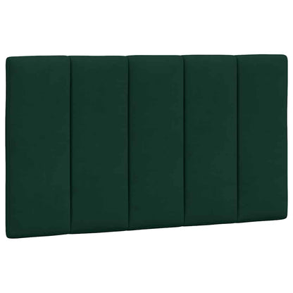 Letto con Materasso Hanko Verde Scuro 90x200 cm in Velluto