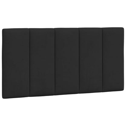 Letto con Materasso Nero 100x200 cm in Velluto