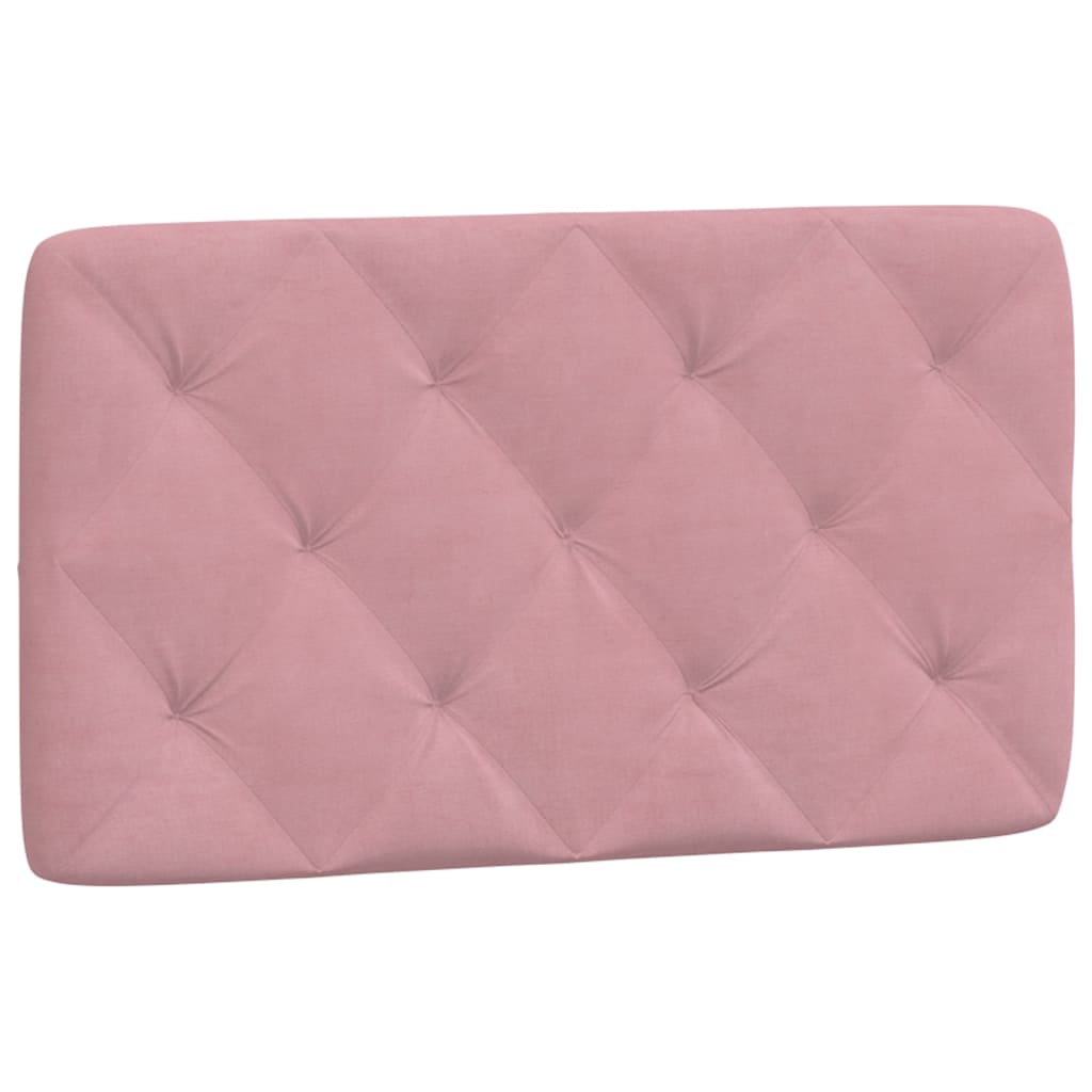 Letto con Materasso Rosa 80x200 cm in Velluto