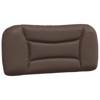 Letto con Materasso Hvar Marrone 90x190 cm in Similpelle