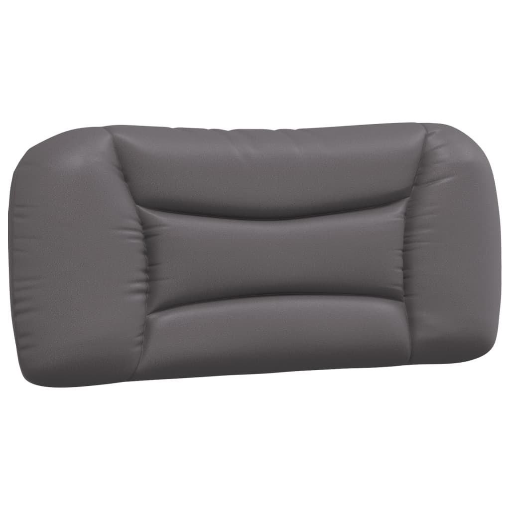 Letto con Materasso Hvar Grigio 90x190 cm in Similpelle