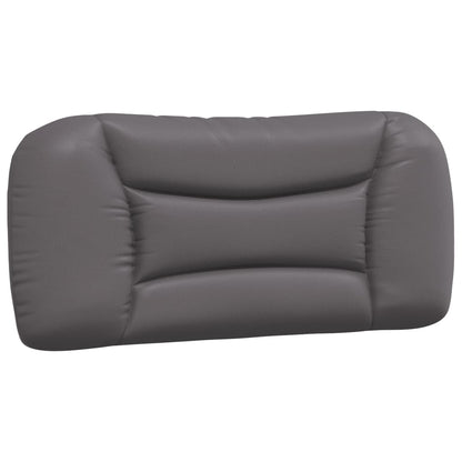Letto con Materasso Hvar Grigio 90x190 cm in Similpelle