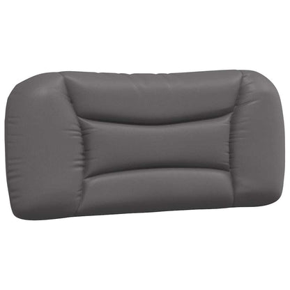 Letto con Materasso Hvar Grgio 90x200 cm in Similpelle