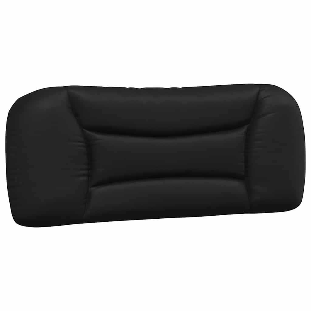 Letto con Materasso Hvar Nero 100x200 cm in Similpelle