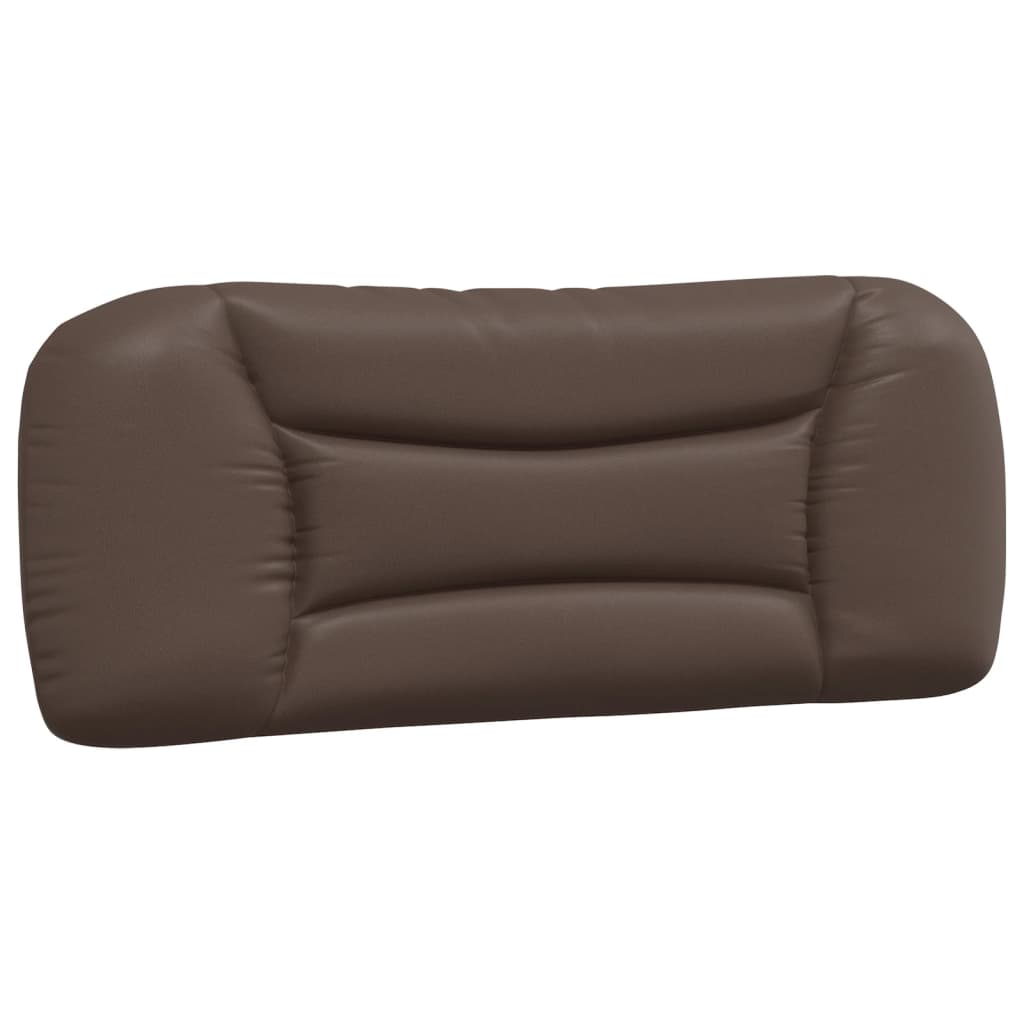 Letto con Materasso Hvar Marrone 100x200cm in Similpelle
