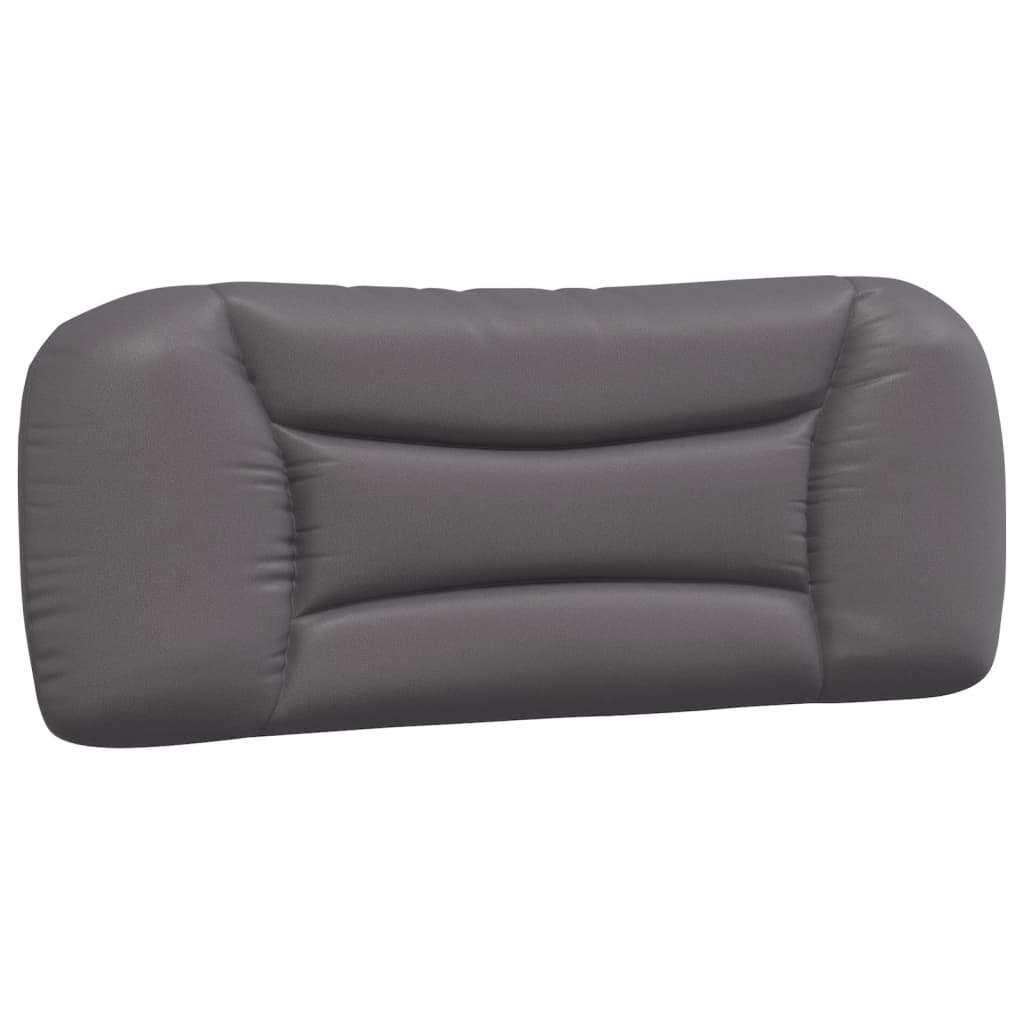 Letto con Materasso Hvar Grigio 100x200 cm in Similpelle