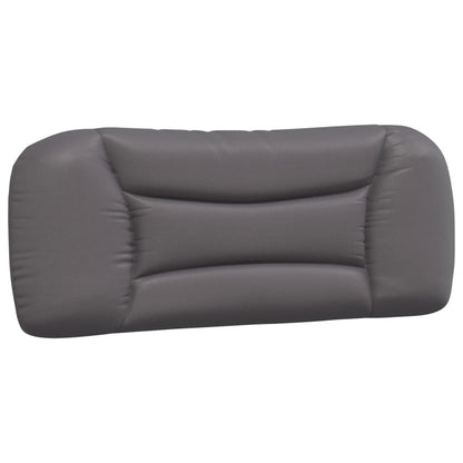 Letto con Materasso Hvar Grigio 100x200 cm in Similpelle