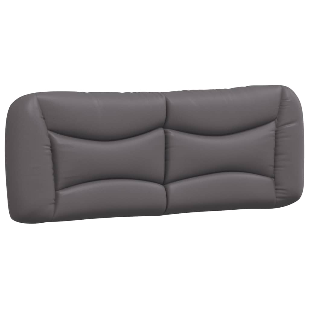 Letto con Materasso Hvar Grigio 120x200 cm in Similpelle