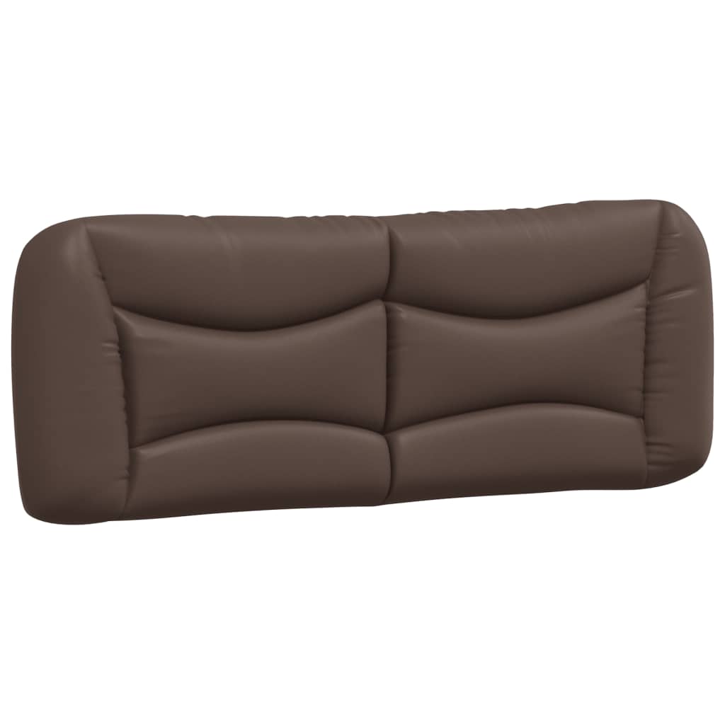 Letto con Materasso Hvar Marrone 140x200cm in Similpelle