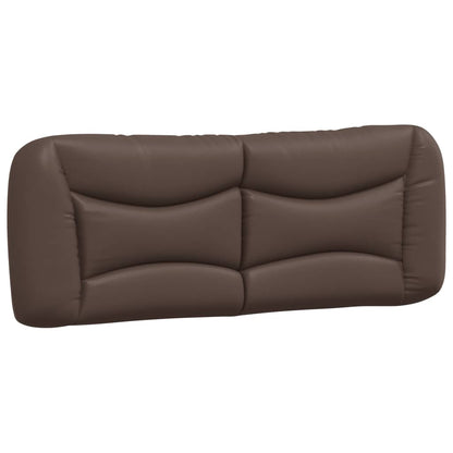 Letto con Materasso Hvar Marrone 140x200cm in Similpelle