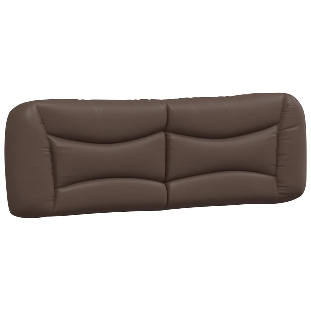 Letto con Materasso Hvar Marrone 160x200cm in Similpelle