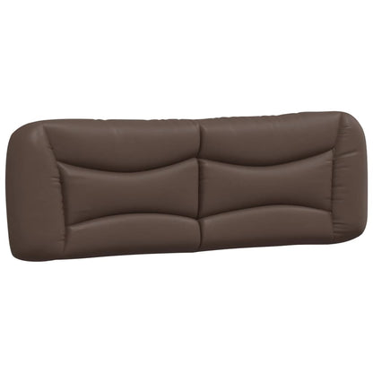 Letto con Materasso Hvar Marrone 160x200cm in Similpelle