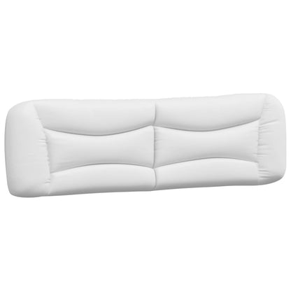Letto con Materasso Hvar Bianco 180x200 cm in Similpelle