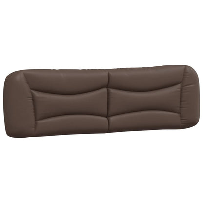 Letto con Materasso Hvar Marrone 180x200cm in Similpelle