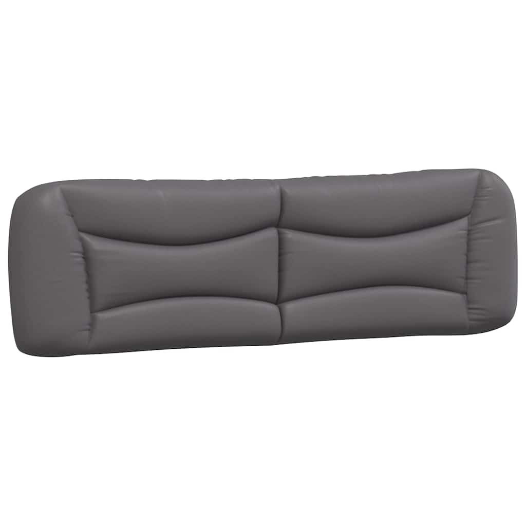 Letto con Materasso Hvar Grigio 180x200 cm in Similpelle