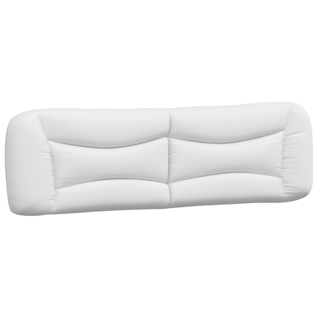 Letto con Materasso Hvar Bianco e Nero 180x200cm Similpelle