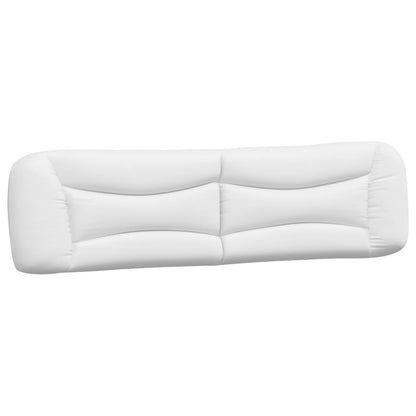 Letto con Materasso Hvar Bianco e Nero 200x200cm in Similpelle