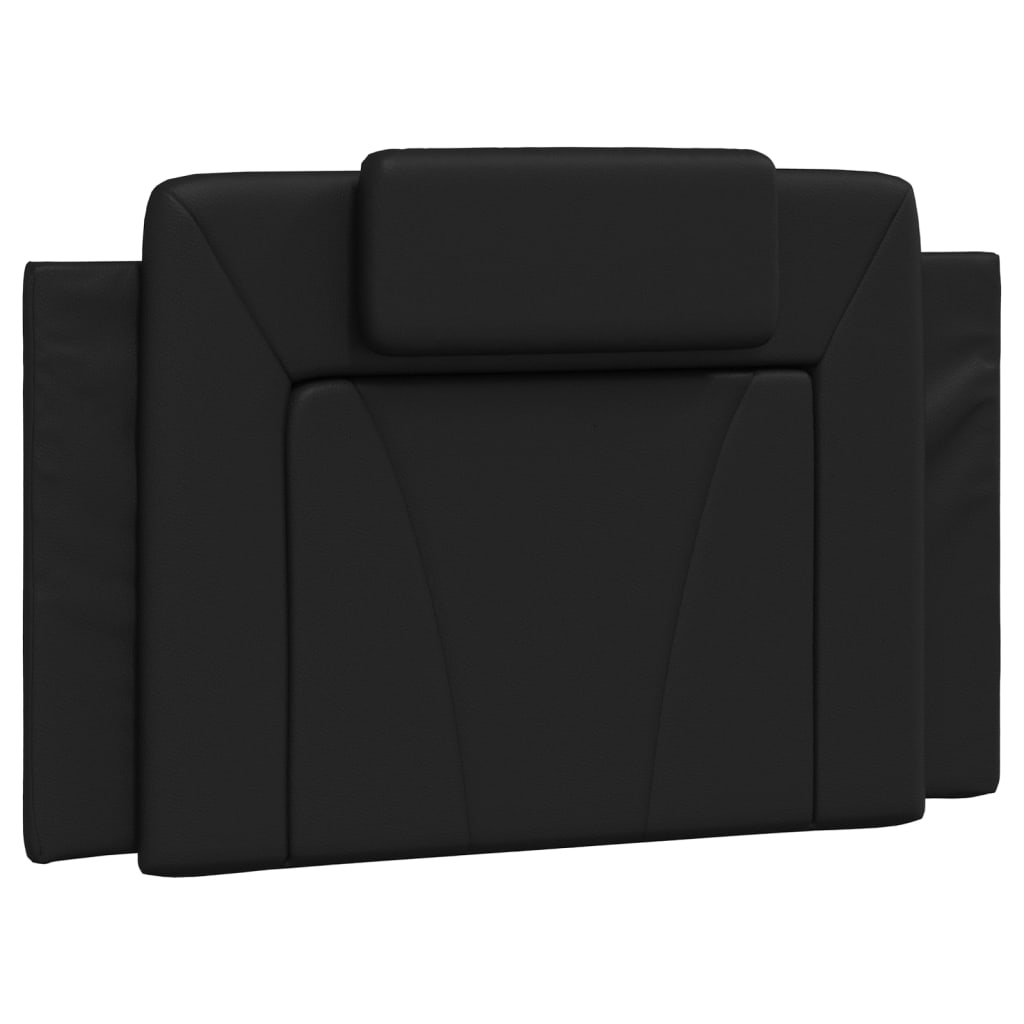 Letto Viana con Materasso Nero 80x200 cm in Similpelle